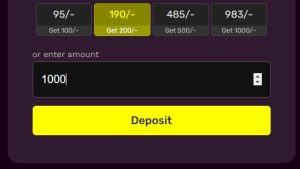 online deposit