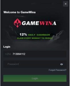 gamewina login